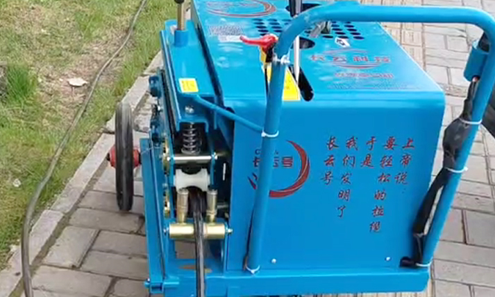 光缆牵引机施工使用方法