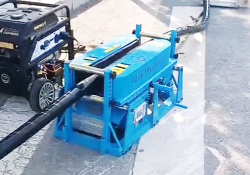 900加强版输送机城市道路电缆改造