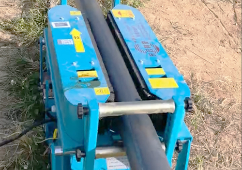 900加强版电缆输送机户外施工