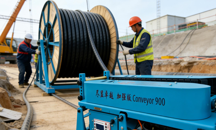 大功率长距离电缆输送机