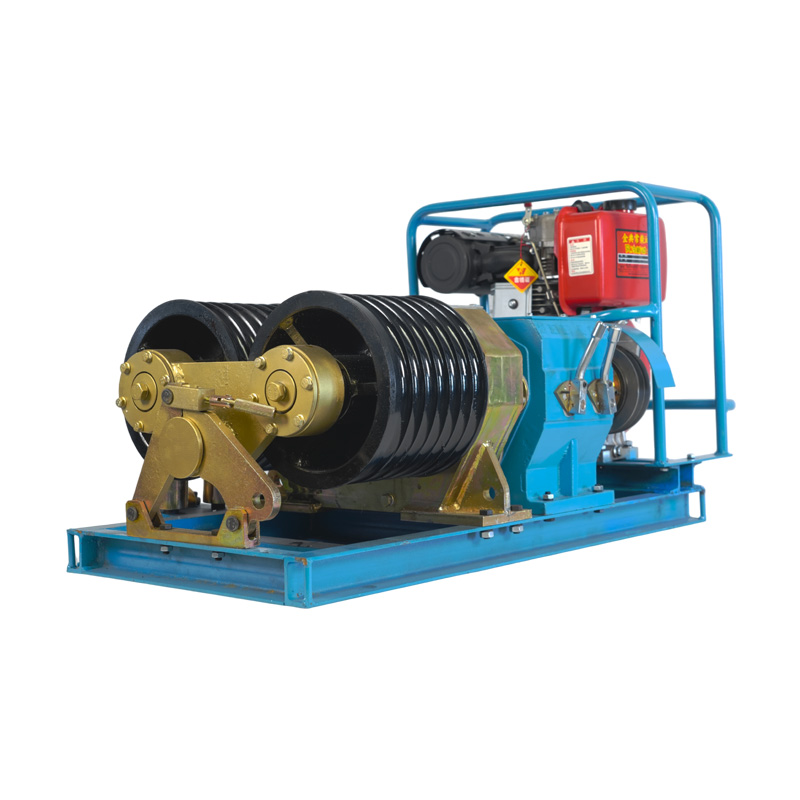 响箭5号双滚筒柴油绞磨机