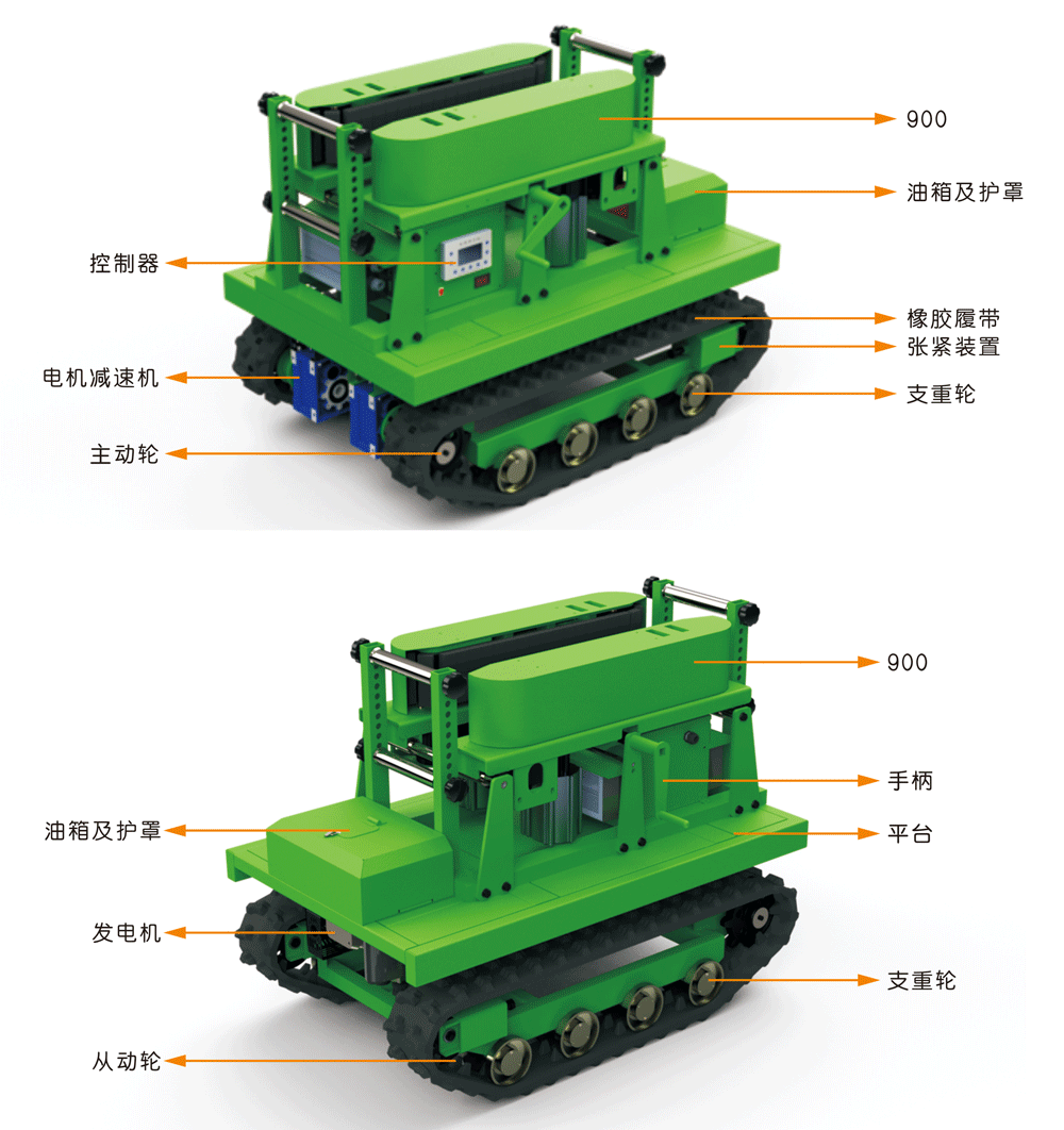 智能底盘输送机坦克900(图1)